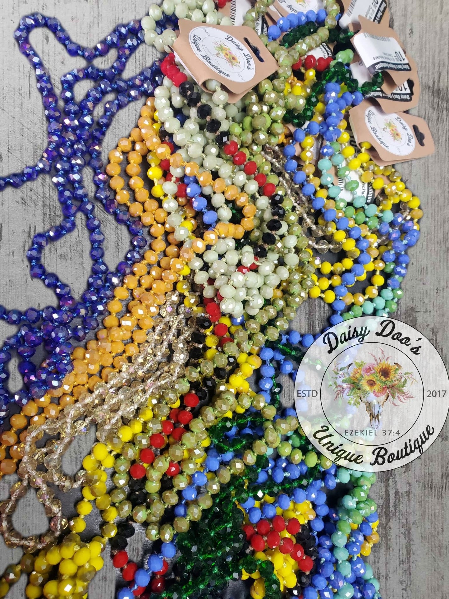 60 in Beaded Necklace