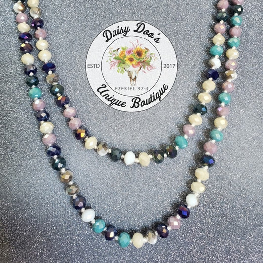 Ocean Mix Beaded Necklace