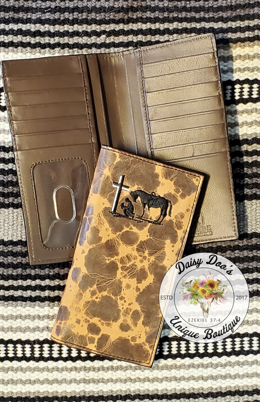 Praying Cowboy Rodeo Wallet