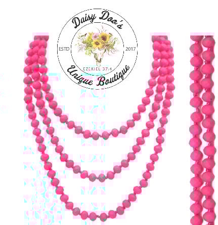 60 in Beaded Necklace