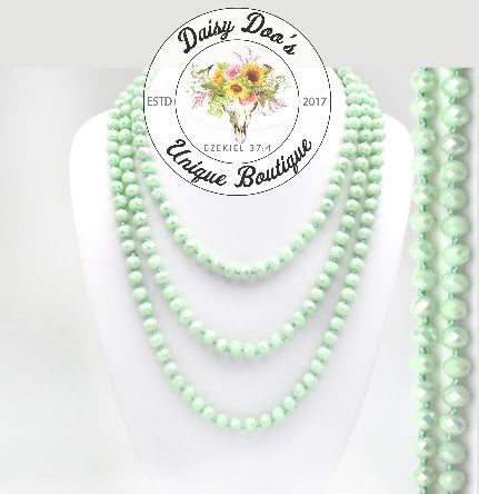 60 in Beaded Necklace