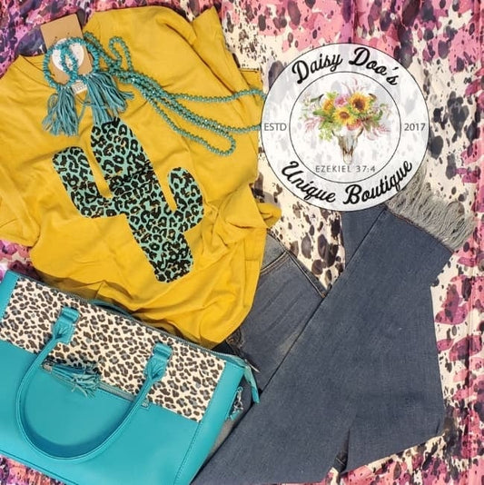 Teal Leopard Cactus